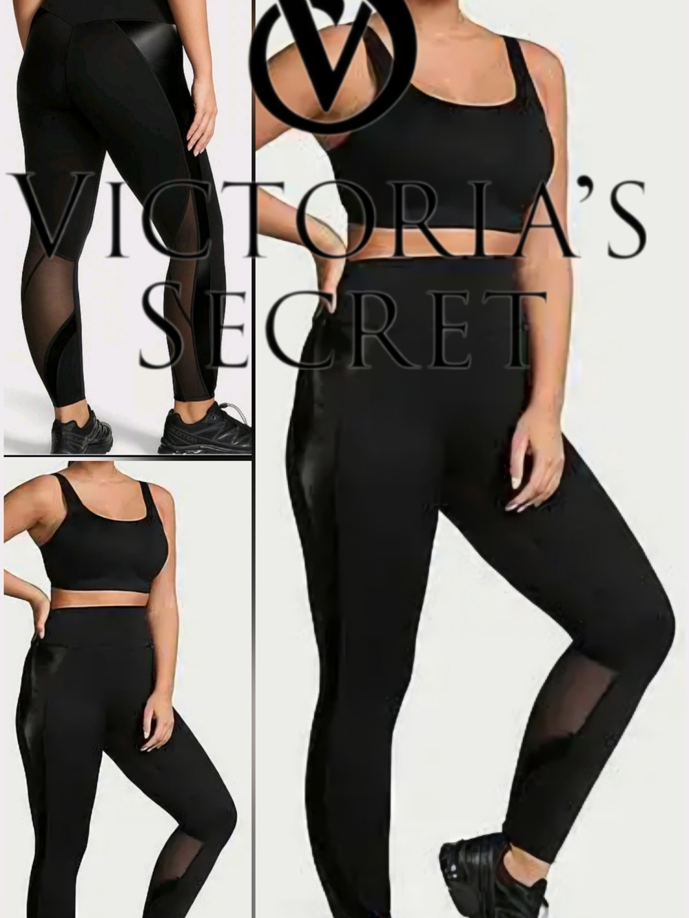 Victoria's Secret VSX Activate Pieced Liquid Shine High-Waist Leggings